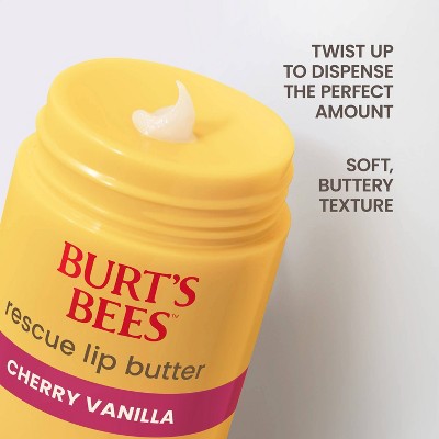 Burt's Bees Cherry Vanilla Lip Butter - 0.5oz: Moisturizing, 1-Pack, Balm