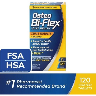 Osteo Bi-Flex Triple Strength + Vitamin D Tablet, 120 Ct