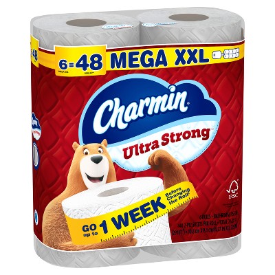 Charmin Ultra Strong Bath Septic-Safe Toilet Paper - 6 Mega XXL Rolls
