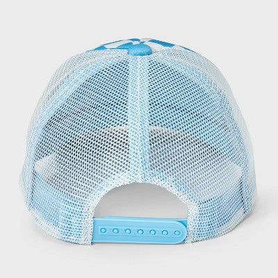 Boys' Checkered Baseball Hat - Cat & Jack?Blue/White: Lightweight, Adjustable, Partial Lining, Hand Wash, Kids One Size