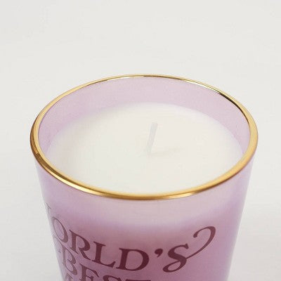 Love x June "World's Best Mom" Mother's Day Candle Purple