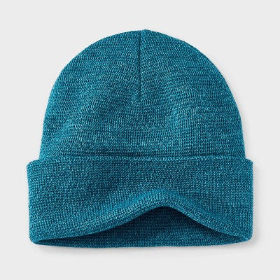 Men's Knit Cuffed Beanie - Goodfellow & Co Blue