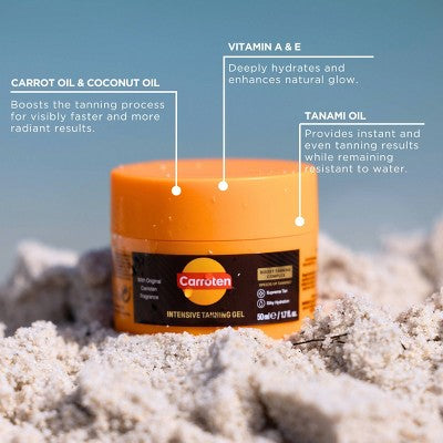 Carroten Intensive Tanning Gel Mini - 1.7 fl oz