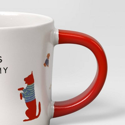 17oz Stoneware HOME IS WHERE MY DOG IS Mug - Room Essentials