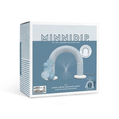 MINNIDIP Garland Arch Play Sprinkler - Linen Stripe