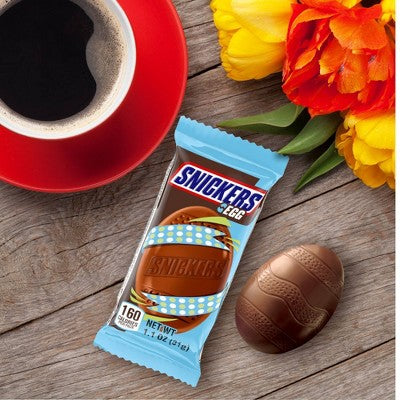 Snickers Candy Eggs Milk Chocolate Easter Basket Stuffers - 6.6oz/6pk