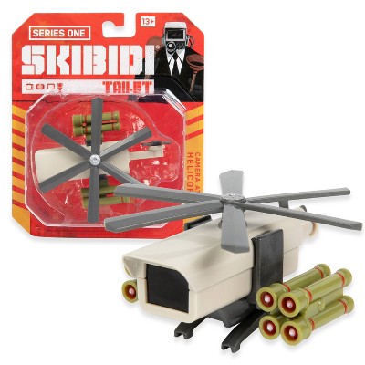 Skibidi Toilet Diecast Single Camera Copter Mini Figure - 1:64 Scale