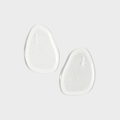 Fab Feet Women's by Foot Petals Ball of Foot Gel Insoles Shoe Cushion Clear - 1 pair