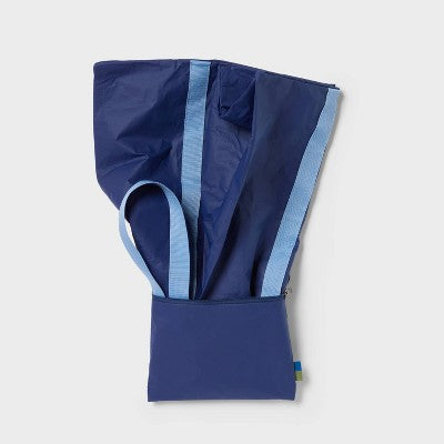 14" Americana Packable Tote Bag - Open Story Blue
