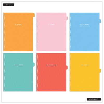 Happy Brands Organized July 2025 - June 2026 Weekly/Monthly Planner 9.37"x11.12" Multicolor Cool Brights