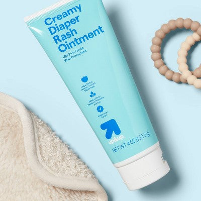 Creamy Diaper Rash Ointment - Zinc Oxide Aloe & Vitamin E - 4oz - up&up