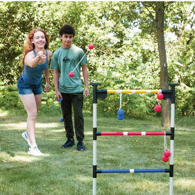 EastPoint 3-in-1 Cornhole Ladderball Bottle Smash Outdoor Game