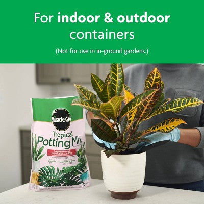 Miracle-Gro 6qt Tropical Potting Mix
