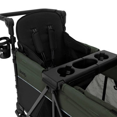 Jeep Aries Stroller Wagon by Delta Children - Black/Green (LOCAL PICKUP ONLY)