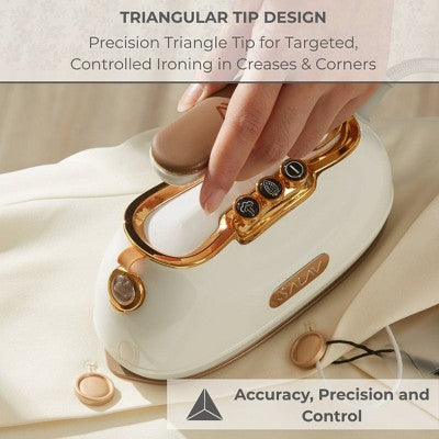 SALAV IS-900 Retro Edition Duopress Steamer and Iron Pearl