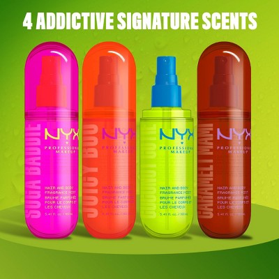 NYX Professional Makeup Hair & Body Fragrance Mist Spray- Suga Baddie - 2.7 fl oz