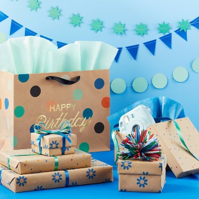 3ct Paper Stitched Garlands - Spritz