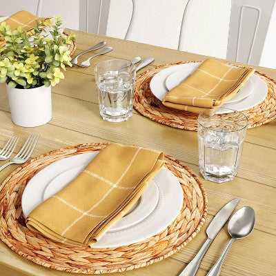 Water Hyacinth Charger Placemat - Threshold: Round Off-White Table Decor, Traditional Style, 15" Diameter