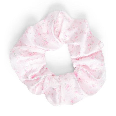 Goody x LoveShackFancy Large Satin Scrunchies - Rosa Beaux and English Ivy - 3ct - Pink