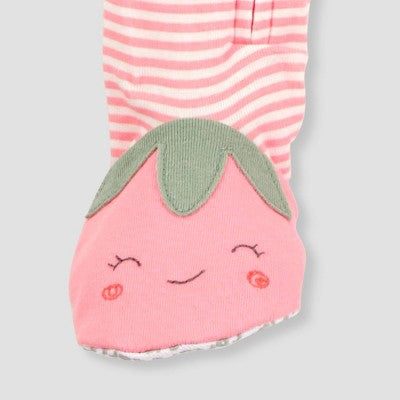 Carter's Toddler Girls' 2pk Cotton Pajama Set - Pink/Green 3T