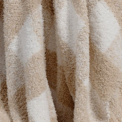 Cozy Woven Check Throw Blanket Neutral - Room Essentials