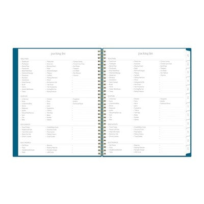Rhi James for Blue Sky Weekly/Monthly Planner 15 Month Wirebound 8.5"x11" Solid - Indigo