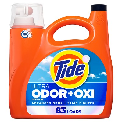 Tide Ultra Odor Defense + Oxi HE Deep Cleaning Concentrated Liquid Laundry Detergent 83 Loads - 117 fl oz