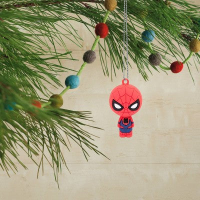 Hallmark 12pc Marvel Countdown Calendar Mini Christmas Tree Ornament Set