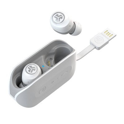 JLab GO Air True Wireless Bluetooth Earbuds - White