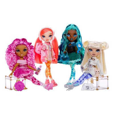 Rainbow High Sparkle and Shine Leilani with Magic Bubbles in Legs, Pink Hair 11" Fashion Doll