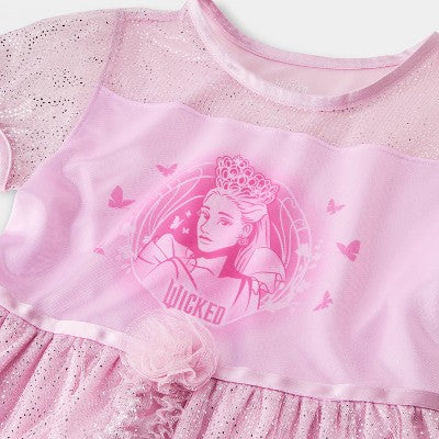 Toddler Girls' Wicked Glinda Fantasy NightGown - Pink 2T