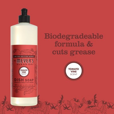 Mrs. Meyer's Clean Day Tomato Vine Dish Soap - 16 fl oz