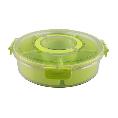 Cook With Color Lazy Susan Snack Box Green