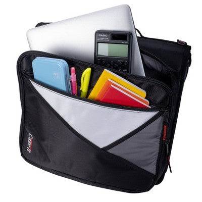 Case-it 2" Laptop Zipper Binder Black