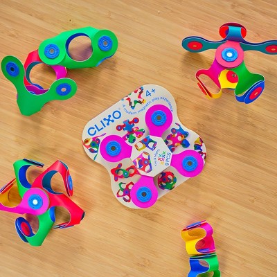 Clixo Tiny & Mighty: Educational Magnetic Building Sets for Creative Thinking and Fine Motor Skills