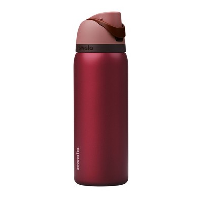 Special Edition Holiday Owala 32oz Stainless FreeSip Water Bottle - Poinsettia