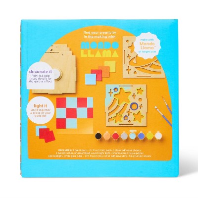 Space Lantern Decoupage and Painting Craft Kit- Mondo Llama
