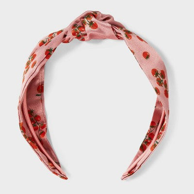 Top Knot Tomato Headband - A New Day Pink/Red
