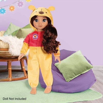 Disney ILY 4ever One Piece Pajama Set with Hoodie for 18" Doll - Inspired by Winnie the Pooh