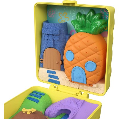 Polly Pocket Micro Dolls and Playset, SpongeBob Partnership Compact