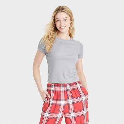 Women's Sleep T-Shirt - Colsie Heathered Gray S