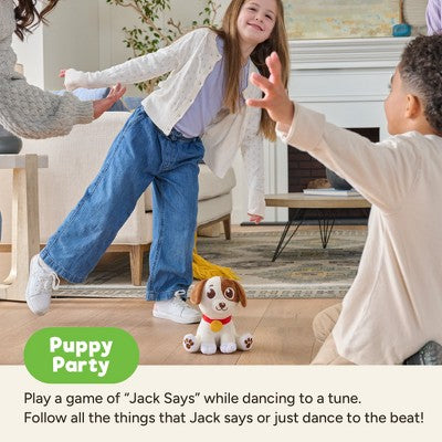 Chuckle & Roar Hide & Seek Puppy Interactive Plush Toy with Sounds - Kids Electronic Game Ages 3+