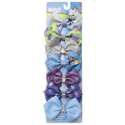 Bluey Girls' Hair Bows 7pc