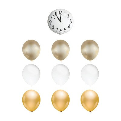 14" New Years Eve Foil and Latex Balloon Pack - Spritz
