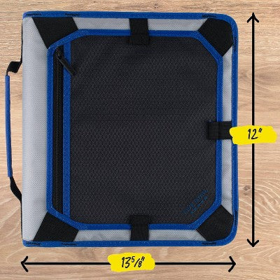 Five Star 2" Zipper Binder and Expansion Panel Urban Eclipse