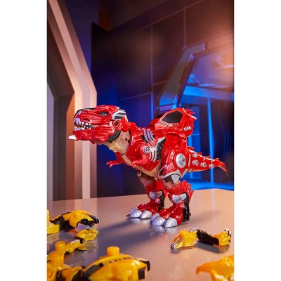 Armorsaurs Armor-Up Dinosaur Ajax Figure with 7 Removable Armor Pieces Tail-Triggered Chomp Pilot Pod Compatible