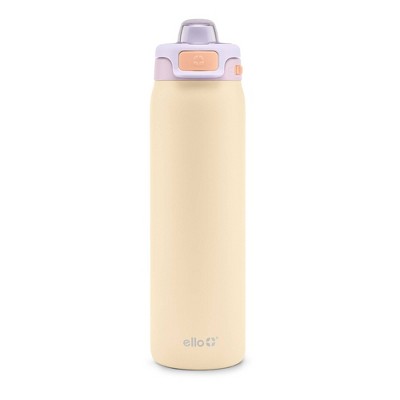 Ello Pop and Fill 22oz Stainless Steel Water Bottle Peach