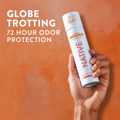 Native Limited Edition Aluminum-Free and Residue-Free Global Flavors Deodorant Spray - Japanese Golden Pear - 3.5 oz