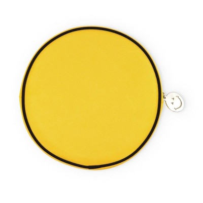 Yoobi SmileyWorld Pencil Pouch Round Yellow Smiley, School Supplies