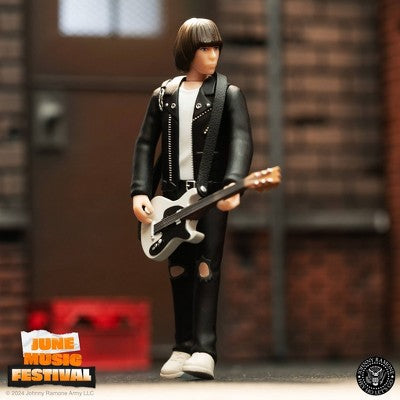 Super 7 ReAction Johnny Ramone Collectible Figure